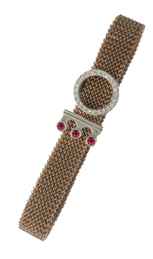 STRETCH MESH BAND - ROSE GOLD COLOR